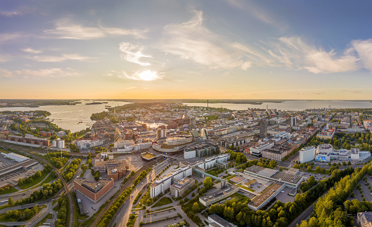 Hämeensilta Drone View, credit Visit Tampere-Marko Kallio Skyfox Hämeensilta Drone View, credit Visit Tampere-Marko Kallio Skyfox