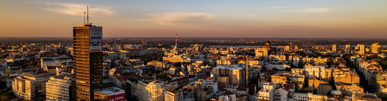 Belgrade the Ada bridge, by Andrej Nihil_panorama